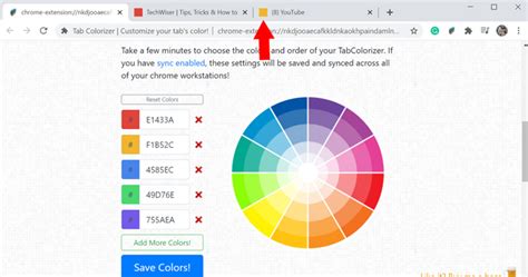 How To Color Code Tabs In Chrome