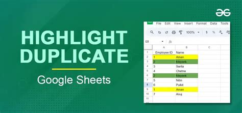 How to Find Duplicates Between Two Columns In Google Sheets