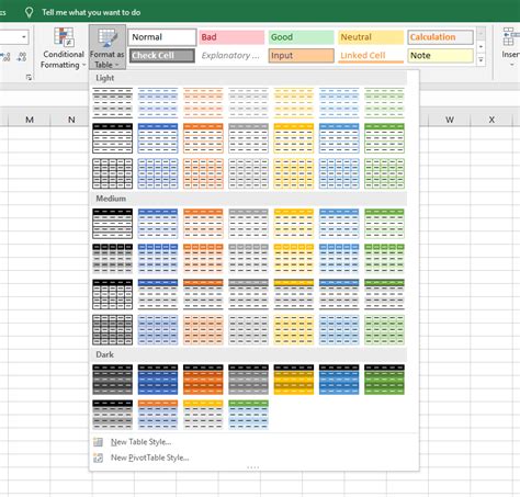 How To Color Excel Table