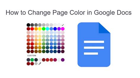 how to color page in google docs