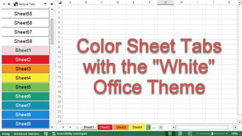 How To Color Sheet Tabs In Excel On Mac