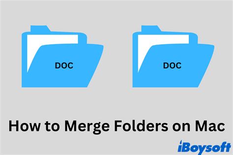 How To Combine Folders On A Mac
