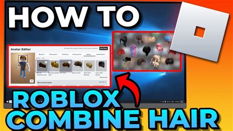 how to combine hair in roblox on pc｜TikTok Search