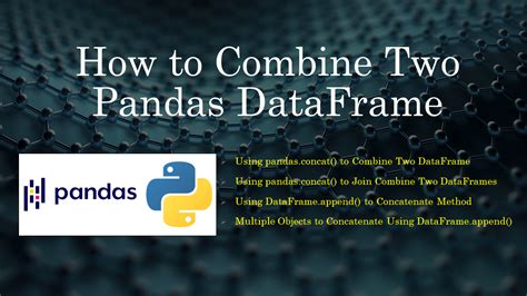 how to combine multiple dataframes in pandas