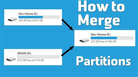 How To Combine Two Disk Partitions Into One