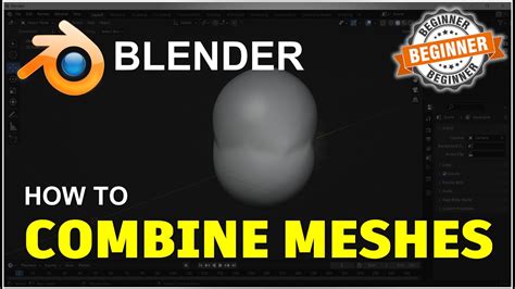 How To Combine Two Meshes In Blender