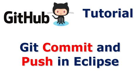 how to commit and push in git eclipse