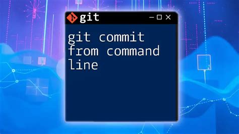 how to commit changes in git command line