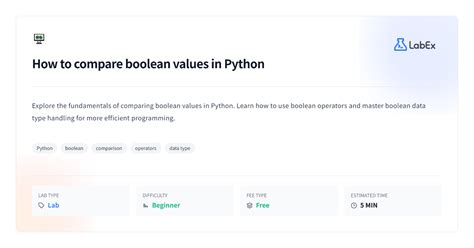 how to compare boolean values in python