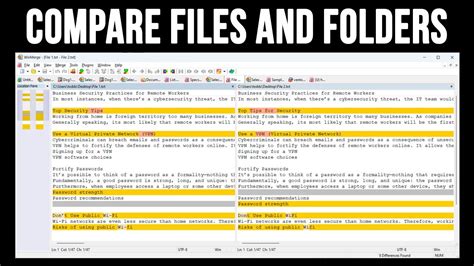 How To Compare Files In Different Folders