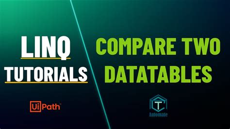 How To Compare Two Datatables In C# Using Linq