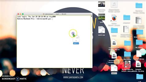 how to compile c on mac