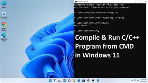 how to compile c program in windows 11
