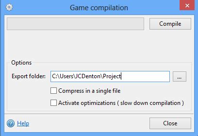 how to compile gdevelop