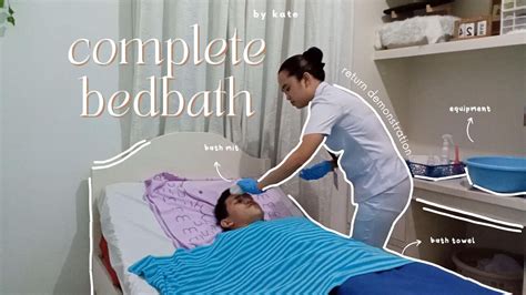 How To Complete A Bed Bath