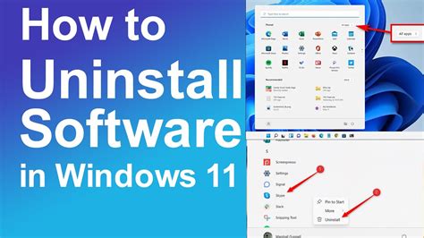 how to completely delete a software on windows 11