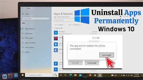 how to completely remove software from windows 10