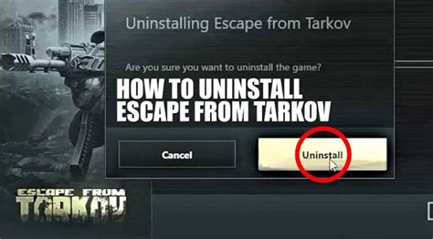 how to completely uninstall tarkov