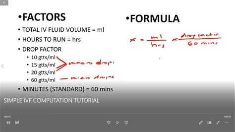 how to compute number of hours in ivf