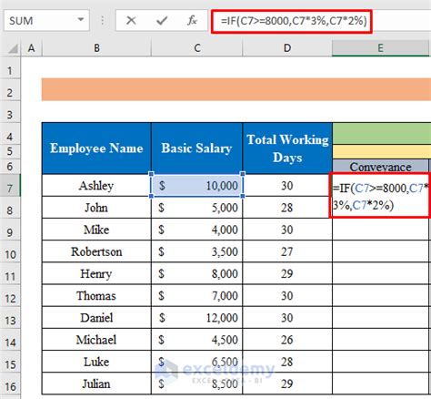 how to compute salary in excel