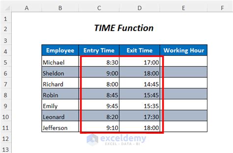 how to compute time difference in excel