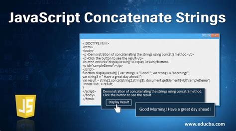 how to concatenate two strings in javascript with comma
