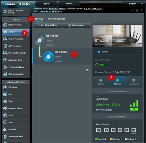 how to configure asus aimesh