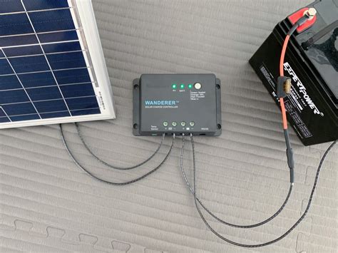 how to connect a solar panel to a battery charger