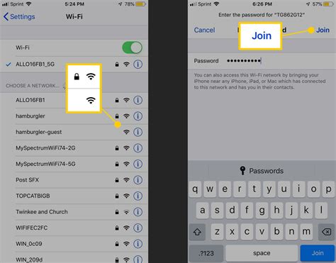 how to connect android to iphone wifi