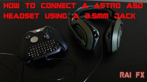 how to connect astro headset to iphone