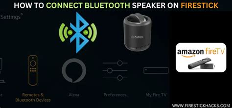 How To Connect Bluetooth Speaker To Firestick