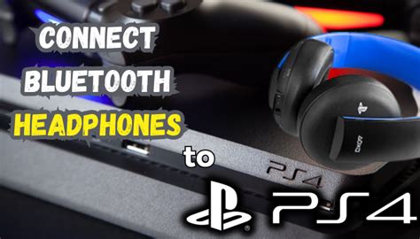 How To Connect Bluetooth To Ps4
