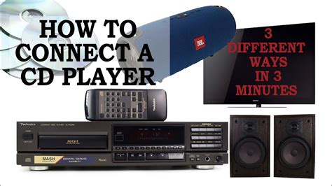 How To Connect Cd Player To Bluetooth Speaker