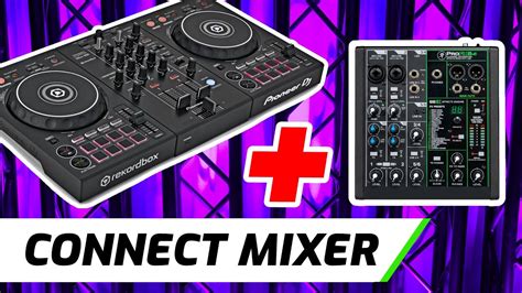 How To Connect Mixer To Dj Controller