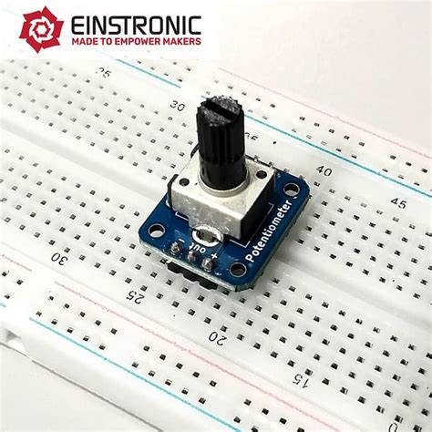 How To Connect Potentiometer In Breadboard