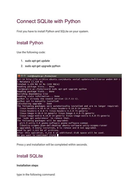 how to connect python to sqlite