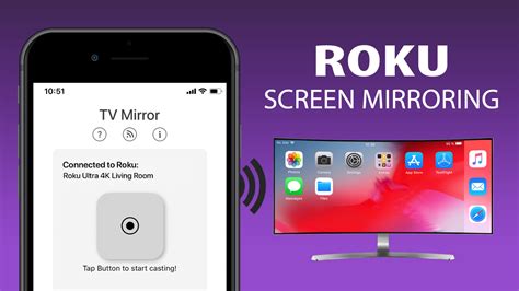 how to connect screen mirroring to roku tv