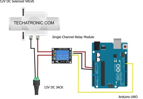 How To Connect Solenoid Valve To Arduino