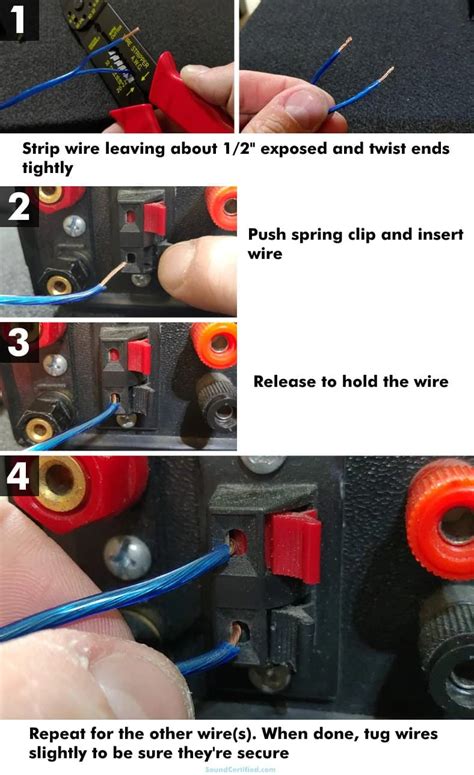 How To Connect Speaker Wire To Terminals