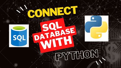 how to connect sql database in python
