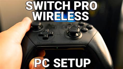how to connect switch wireless controller to pc