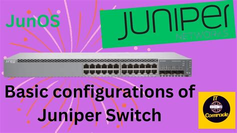 How To Connect To A Juniper Switch