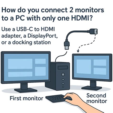How To Connect Two Monitors In One Desktop