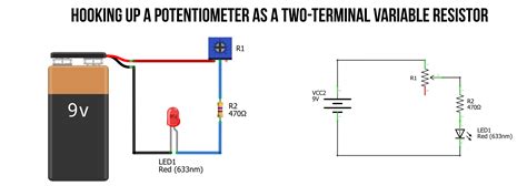 How To Connect Variable Resistor In Circuit