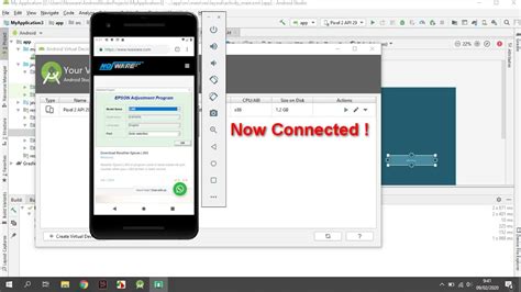 how to connect wifi in android studio emulator