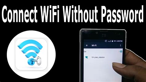 how to connect wifi without password in android mobile using android