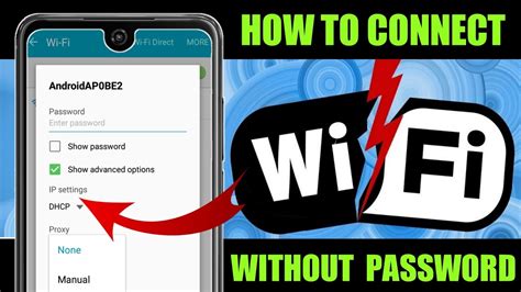 how to connect wifi without password or qr code in pc