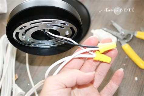 how to convert a light fixture into a plug-in