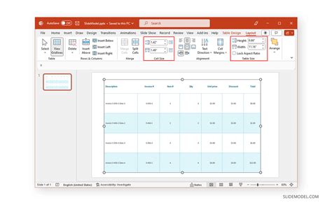 how to convert a picture to a table in powerpoint