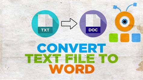 how to convert a text file to word document